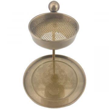 Triquetta Brass Resin Burner, Each
